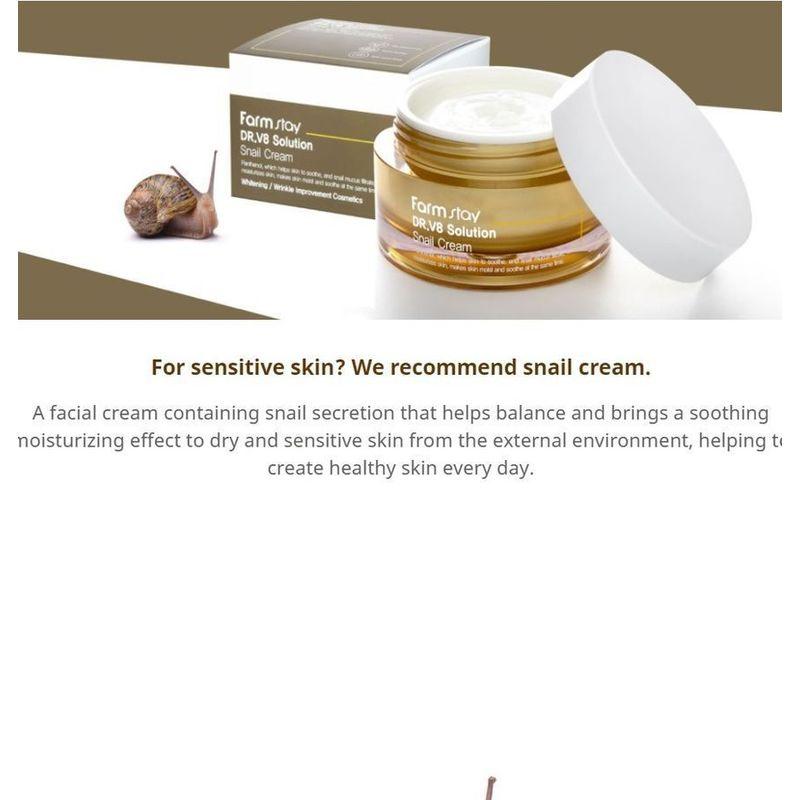 Farm Stay - Dr.V8 Solution Cream - 5 Types