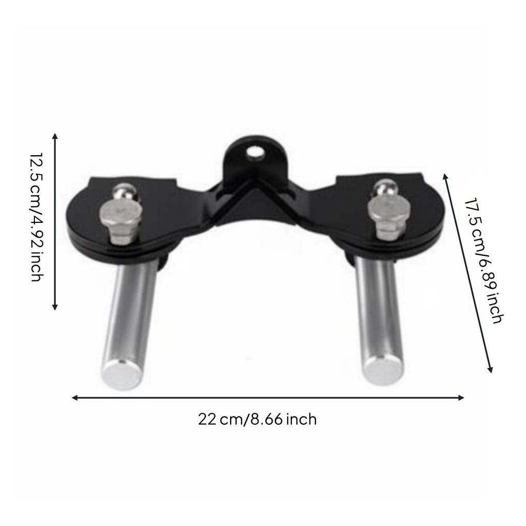 Steel Adjustable Back Training Machine Pull Up Bar Handle Gym Exercise Grip for