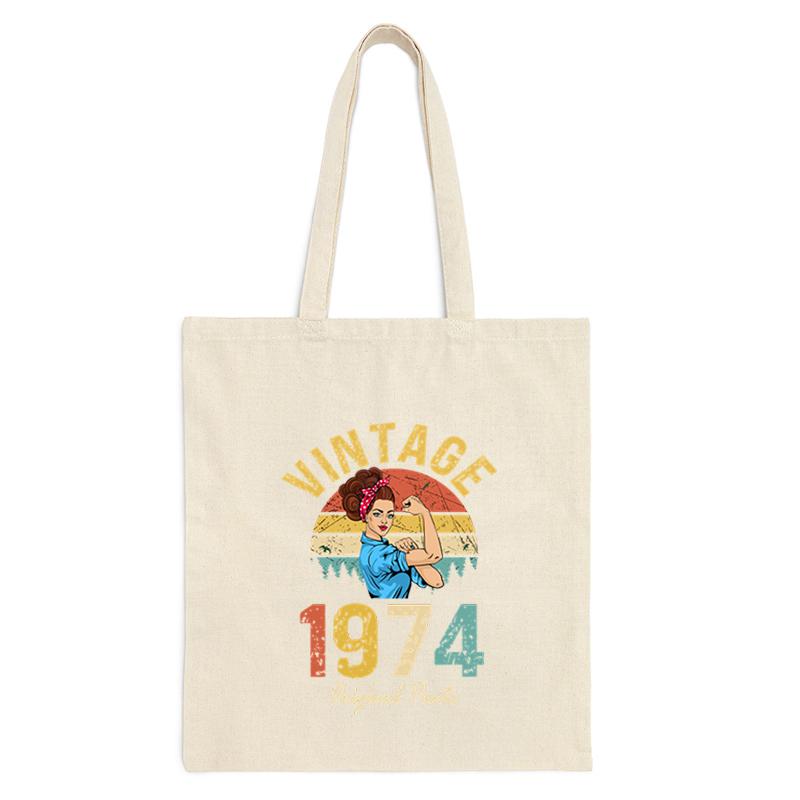 Women's Shoulder Bag Vintage Printed Shopping Bag Casual Fashion Birthday Year Women's Vintage Handbag