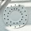 Shangqi Ceramiczny Zestaw Filiżanki do Kawy w Kształcie Serca i Spodka