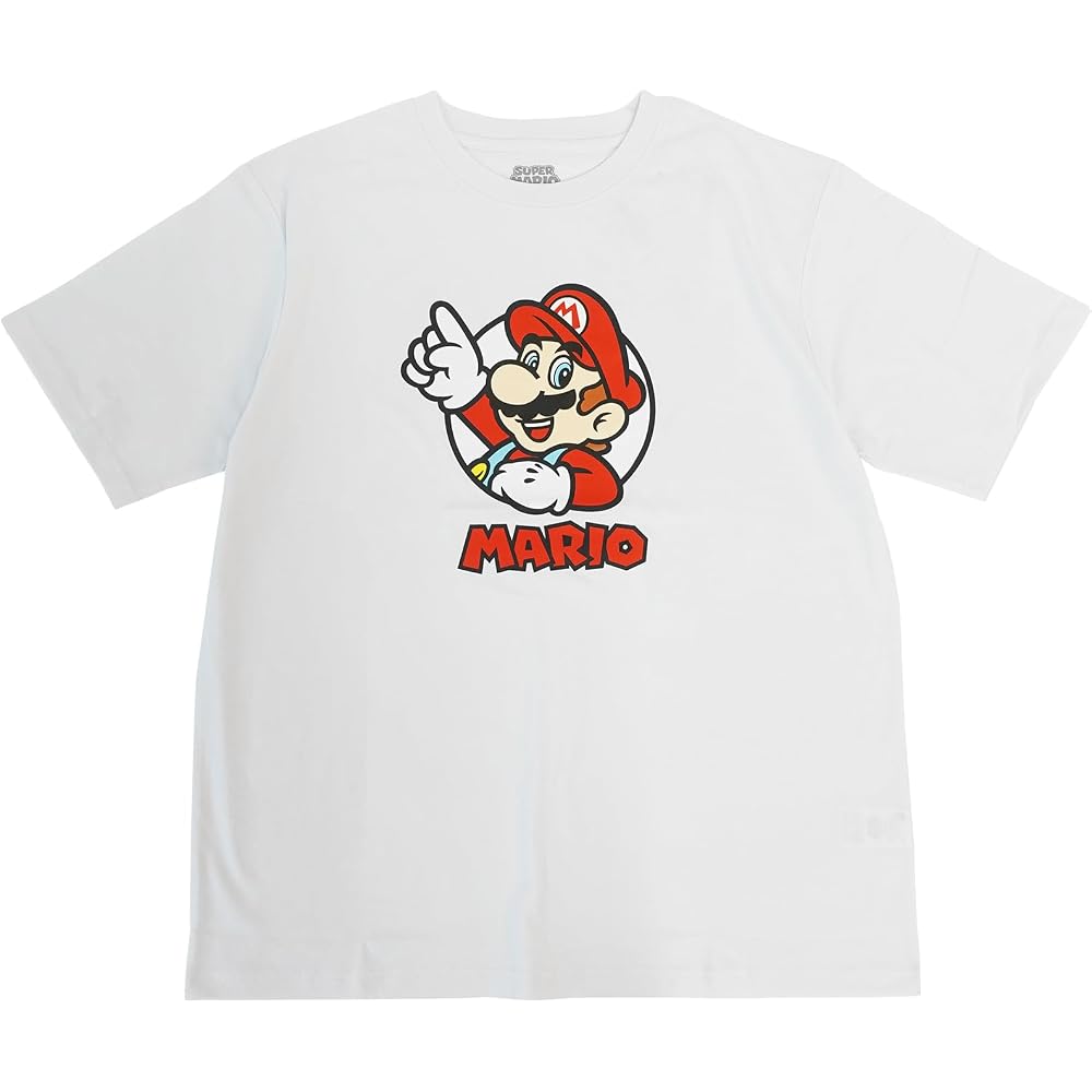 [Fine Plus] T-shirt, Short Sleeve, Super Mario, Super Mario, Print Toy, Character