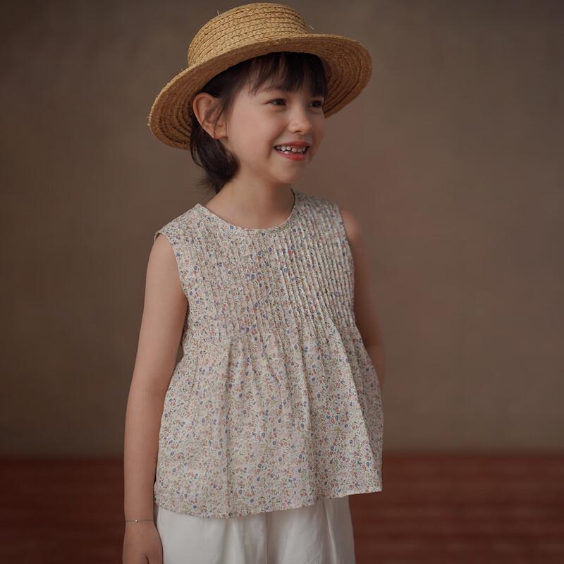 

Hacikis Girls Floral Print Sleeveless Vest 140
