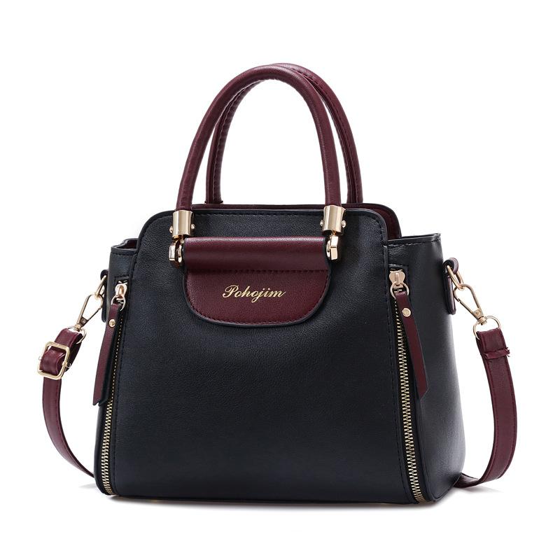 

Versatile fashi color-block handbag for professial commuting and dating, large-capacity shoulder and crossbody bag, suitable