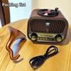 Vícepásmové vintage rádio, přenosné FM AM SW rádio, bezdrátové streamování hudby a přehrávání z TF karty, retro styl pro domácnost/zahradu