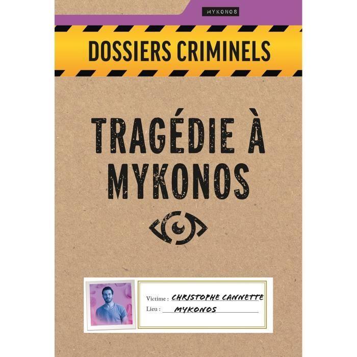 Tragédie à Mykonos - Asmodee - Jeu d'enqête - Dès 18 ans - Fabriqué en France