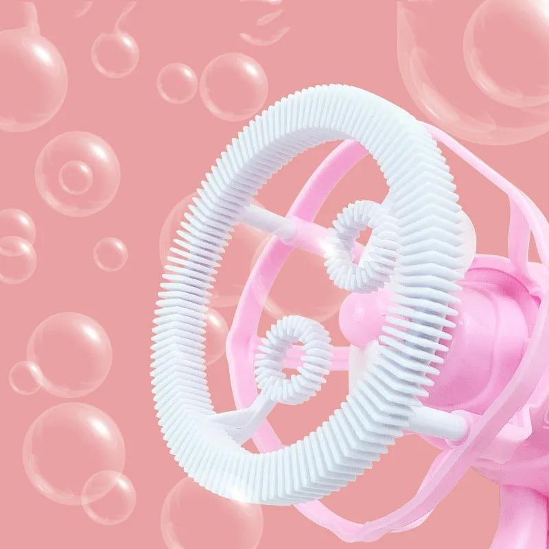 Bubble Gun Creative Bubble In Bubble Toys Soap Bubbles Machine Blower Maker Summer Outdoor Party Games Toys for Kids Boys Girls