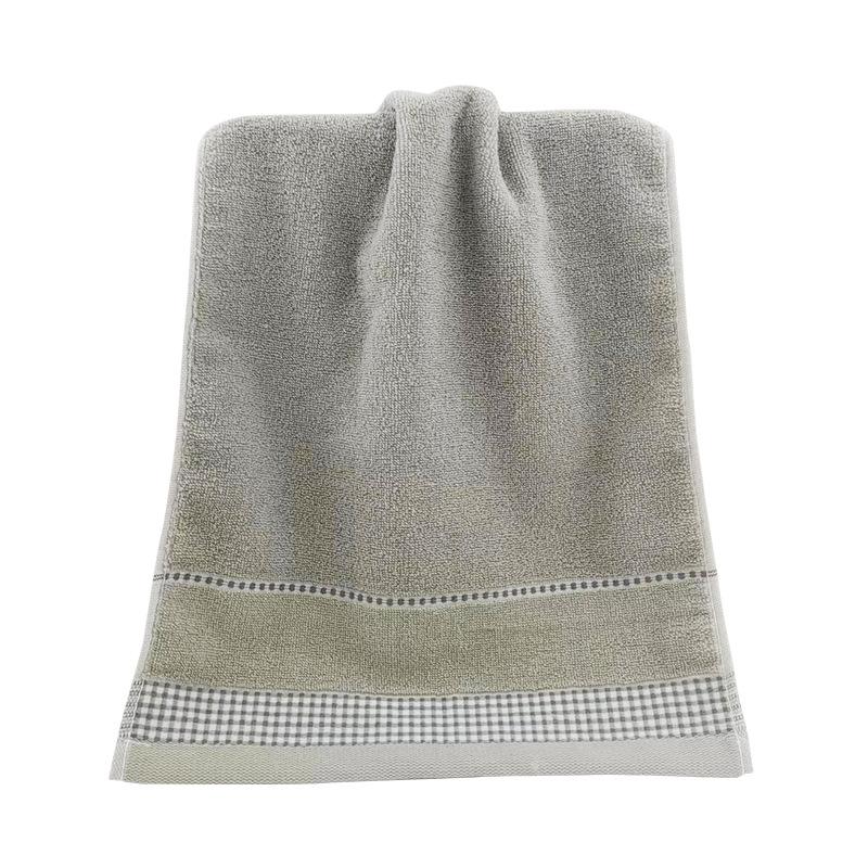 

Полотенца для дома, чистый хлопок, без выпадения волос, полотенца для лица для взрослых, полотенца, полотенца для лица 34*74cm серый