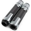 Hand Grips 7/8'' 22mm Motorcycle Grips Non Slip Universal Aluminum and Rubber Gel Handlebar Grip for Motorbike