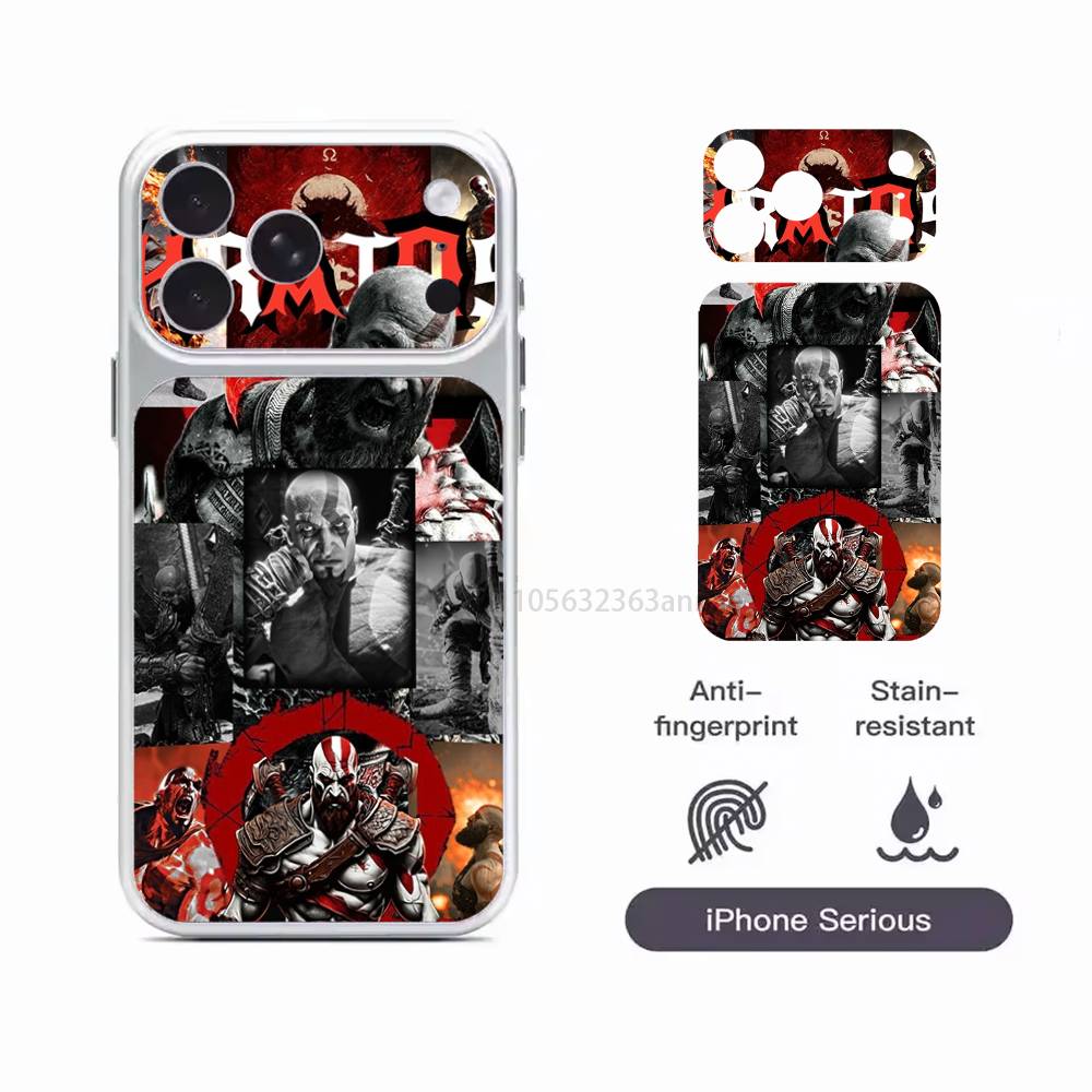

G-God OF War K-Kratos For iPhone 17 Pro ProMax Back Sticker Cover iPhone17pro