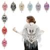 Sun Protection Hollow Lace Shawl Coat Thin Silk Scarf Headscarf  For Women Lady Girl