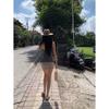 Striped Halterneck Vest Women New Versatile Slimming Sleeveless Backless Hot Girl Fashion Top
