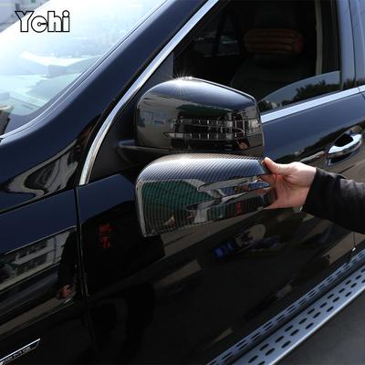 2ks Pro Mercedes Benz G Class W463 ML W166 GL X166 GLS X166 GLE W166 GLE C292 Uhlíková Vlákna Boční Kryt Zrcátka Krytka Lišta