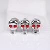 2Pcs Skull Bolt 3D Easy-Installation To Rust Electroplating Not Easy Design High Impact Resistant