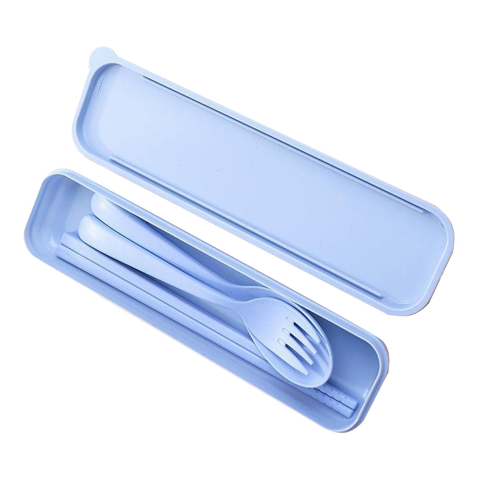 

Reusable Travel Utensils Set with Case Portable Chopstick Fork Spoon Tableware Eco Friendly Cutlery Picnic Camping Utensils