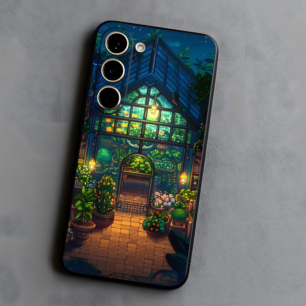 S-Stardew V-Valley Game Phone Case For Samsung S25 S24 FE S23 S22 S21 Plus S20 Ultra Note20Ultra Black Soft Shell