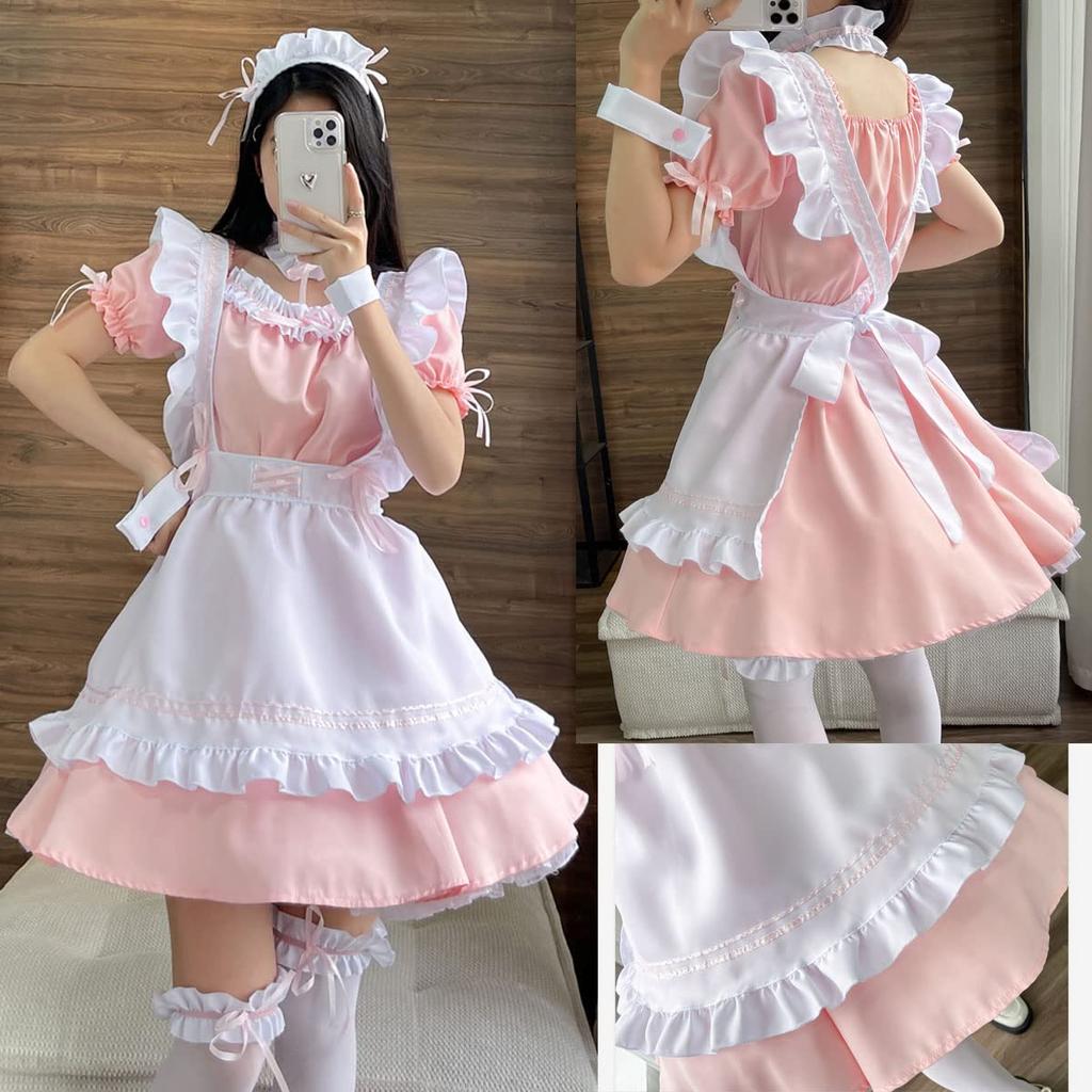 Städerska Sexig Lolita Band Prinsessa Gotisk Lolita Storlek S [FULINE] Kostym, Cosplay, Kostym, Klänning, Stil, Storlek, Rosa,