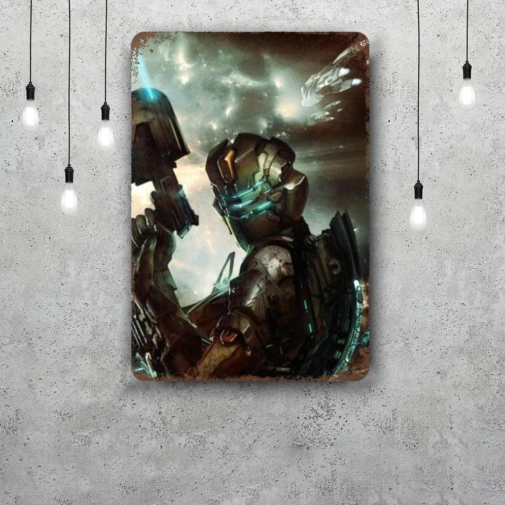 Dead Space Game Vintage Tin Sign Home Decor Wall Decor Art Wall Mural Room Decoration Decor Retro Metal Sign Plate Bar Posters