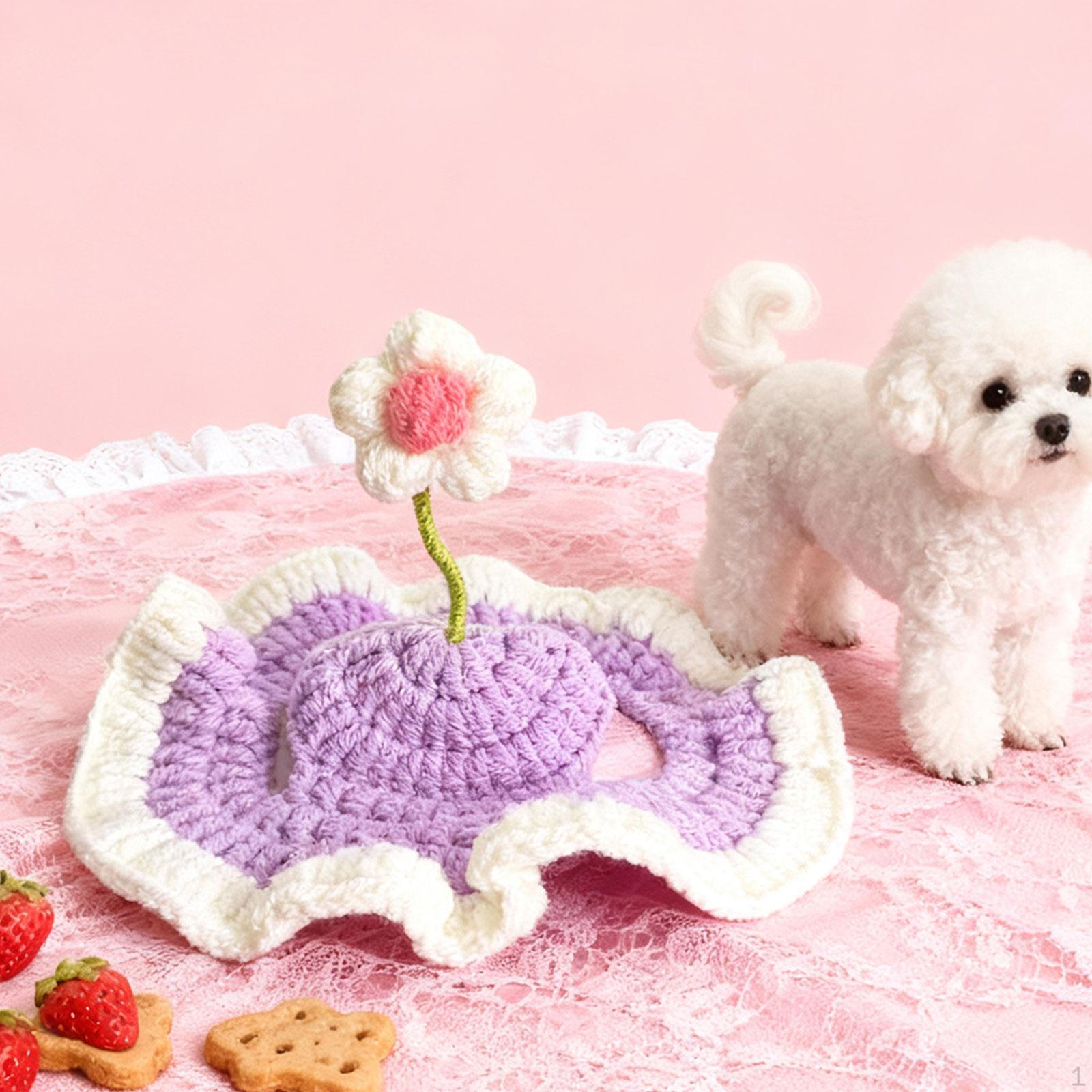 

Winter Pet Hat Party Costume Accessory Cat Hats Headwear for Outdoor Travel Cats Puppy Small фиолетовый