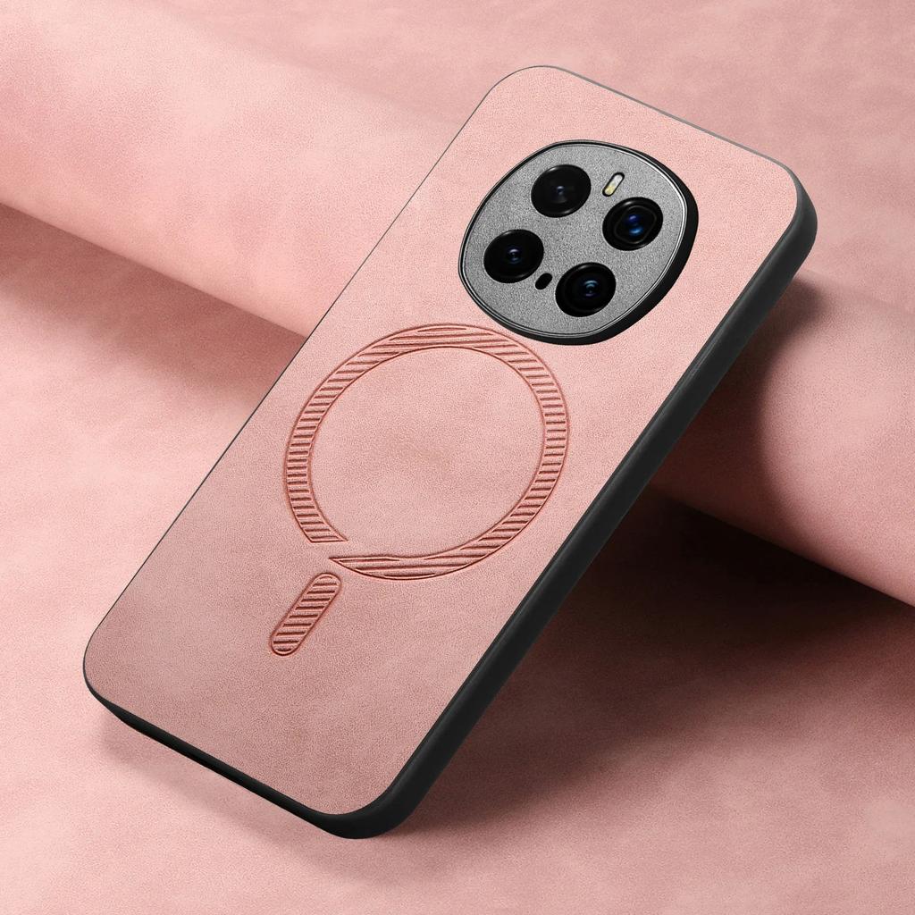 For Magsafe Leather Shockproof Case for Honor Magic 7 Pro Matte Magnetic Wireless Charging Protection Cover for Honor Magic 7 Lite 7Pro Bumper Shell