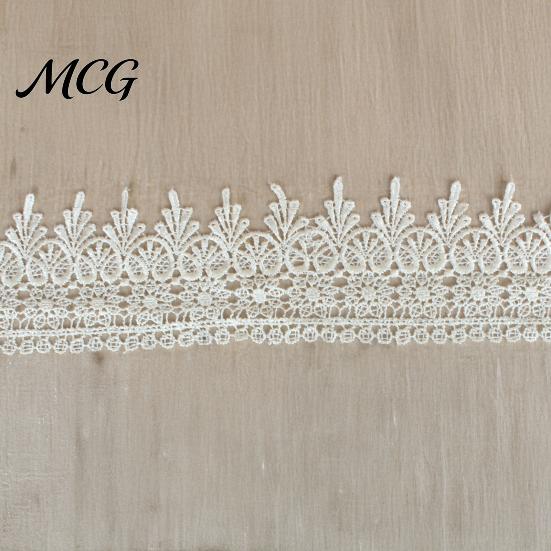 Decorative Lace for Sewing 1.4 Yards Floral Trim, 9.5cm Wide Ribbon, Craft Ribbon Crafts Edging Wedding Dress Embellishment, DIY Sewing, Gift