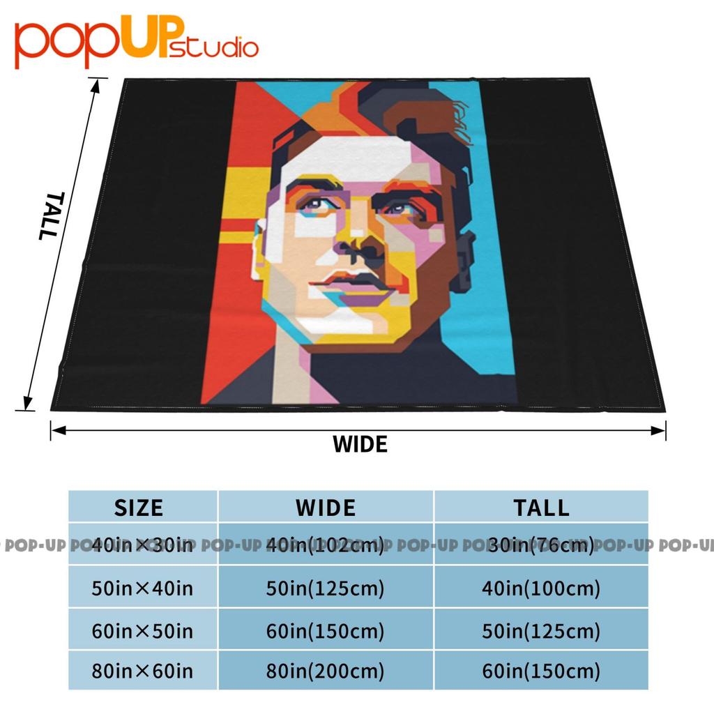 Morrissey White Name Logo Ultra-Soft Blanket Quilt Winter Sofa Cover Bed Covers