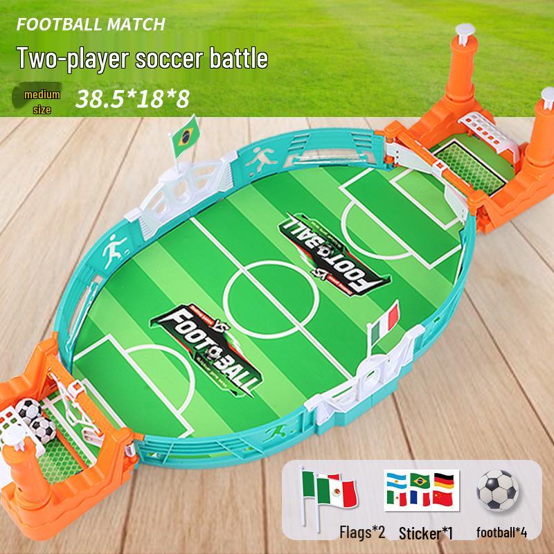 Dual-Player Tabletop Soccer Game for Kids Aged 3-6 - Educational Parent-Child Interaction