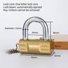 Padlock Small Locks For Luggage Case Locker Home Improvement Hardware 30Mm-80Mm Include 3Keys