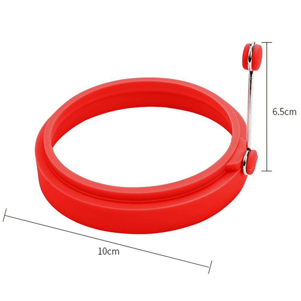 Silicone Egg Rings Omelette Maker Mold Non Stick Pancake Baking Mold Easy Clean Pancake Mould for Cooking Breakfast Frying Tool