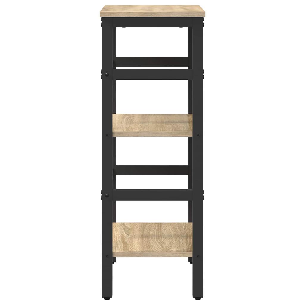 Bookshelf Sonoma Oak 40 x 29.5 x 81 cm Particleboard