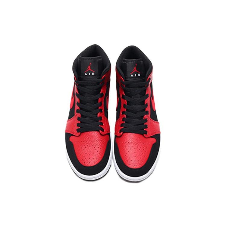 Air Jordan 1 Mid 'Bred' Men's 554724-054