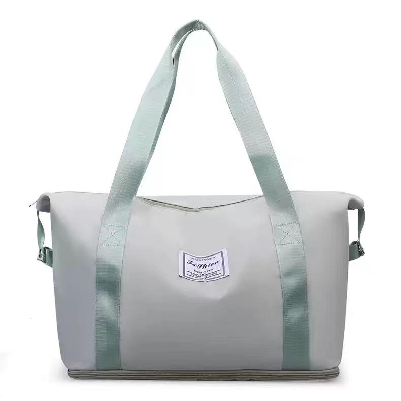 Short-Distance Sports Fitness Bag Wet And Dry Separation Travel Bag Foldable Handbag Boarding Bag Outdoor Luggage Storage Bag