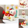 Chinese Zodiac Year Of The Horse Plush Toy With Pp Cotton Fill For Gift And Collection
