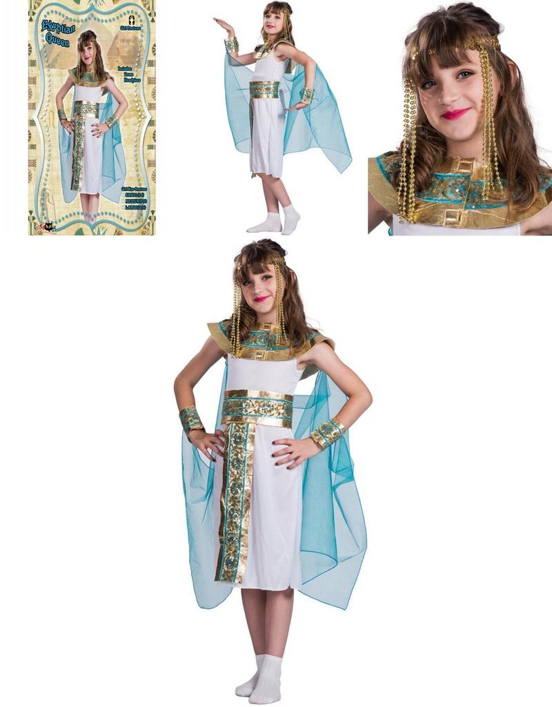 Purim Egyptian Queen Cosplay Costume For Girls Halloween Role Play With Polyester Fabric For Themed Parties