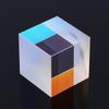 Prisma Óptico de Vidro Triangular RGB Cubo para Ensinar Espectro de Luz Física