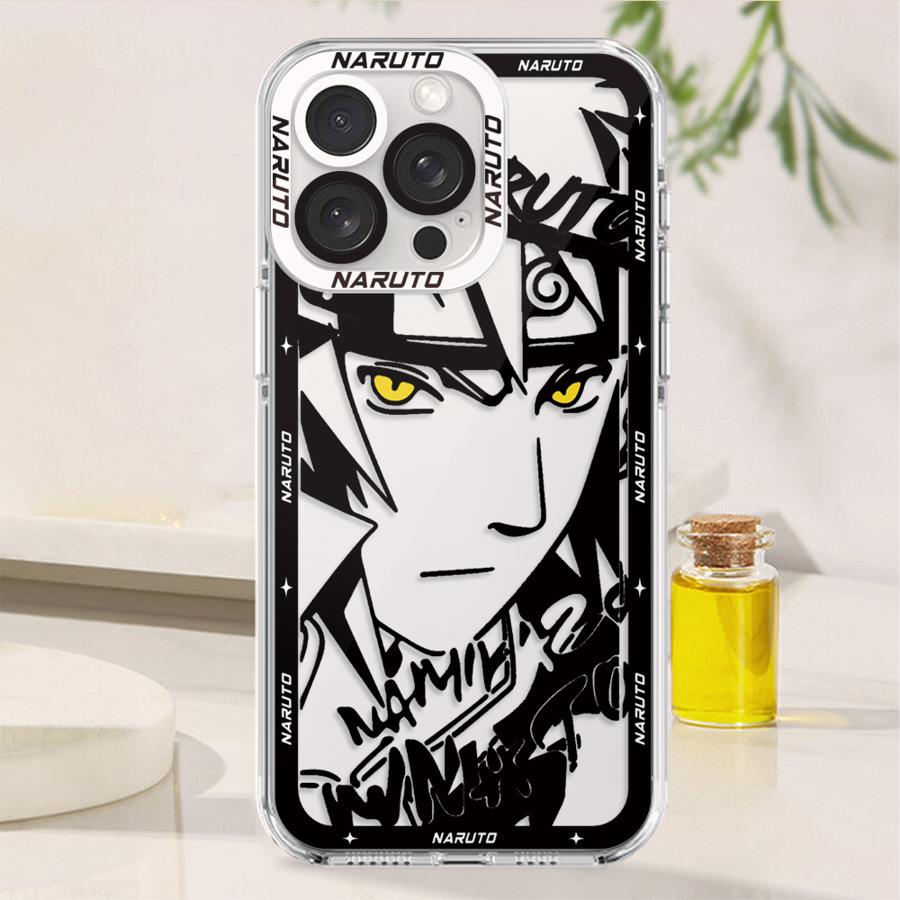 Anime Uchiha Sasuke Case for iPhone 16 15 14 Plus 17 Air XR 12 Mini 13 12 11 Pro MAX 7 8 16e Soft Phone Cover