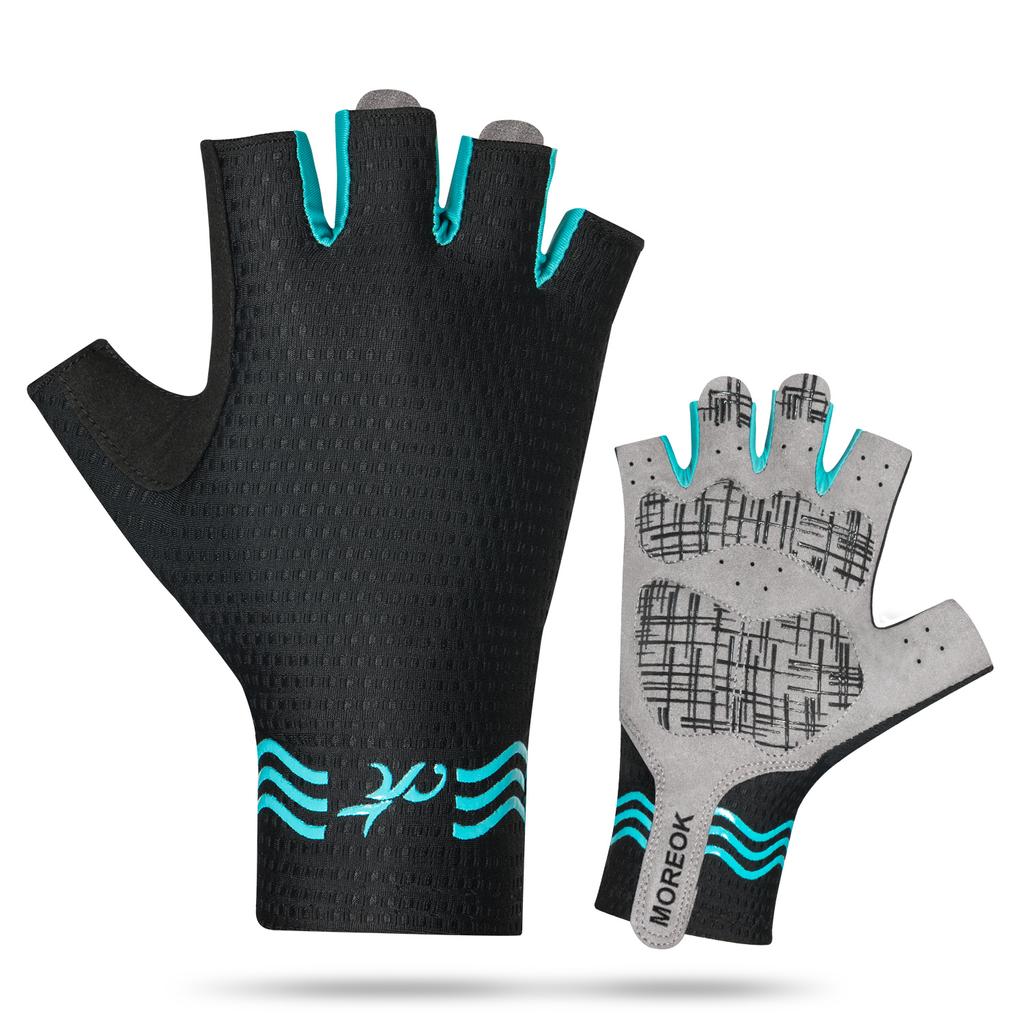 Outdoor Sports Cycling Gloves Breathable Palm Protective Biking Gloves MTB Road Anti-Slip Half Finger Man Women Bicycle Gloves