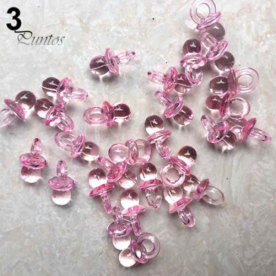 

50 шт./компл. акриловые пустышки-подвески, прозрачные мини-антикоррозийные соски, сувенир для вечеринки