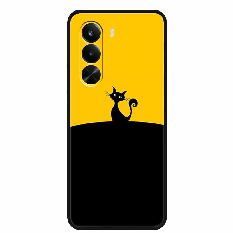 Pro Realme P4x Pouzdro P4 x 5G Globální Měkký Silikonový Ochranný TPU Kryt Telefonu pro Realme P4x 5G Luxusní Kreslený Nový Zadní Kryt Coque