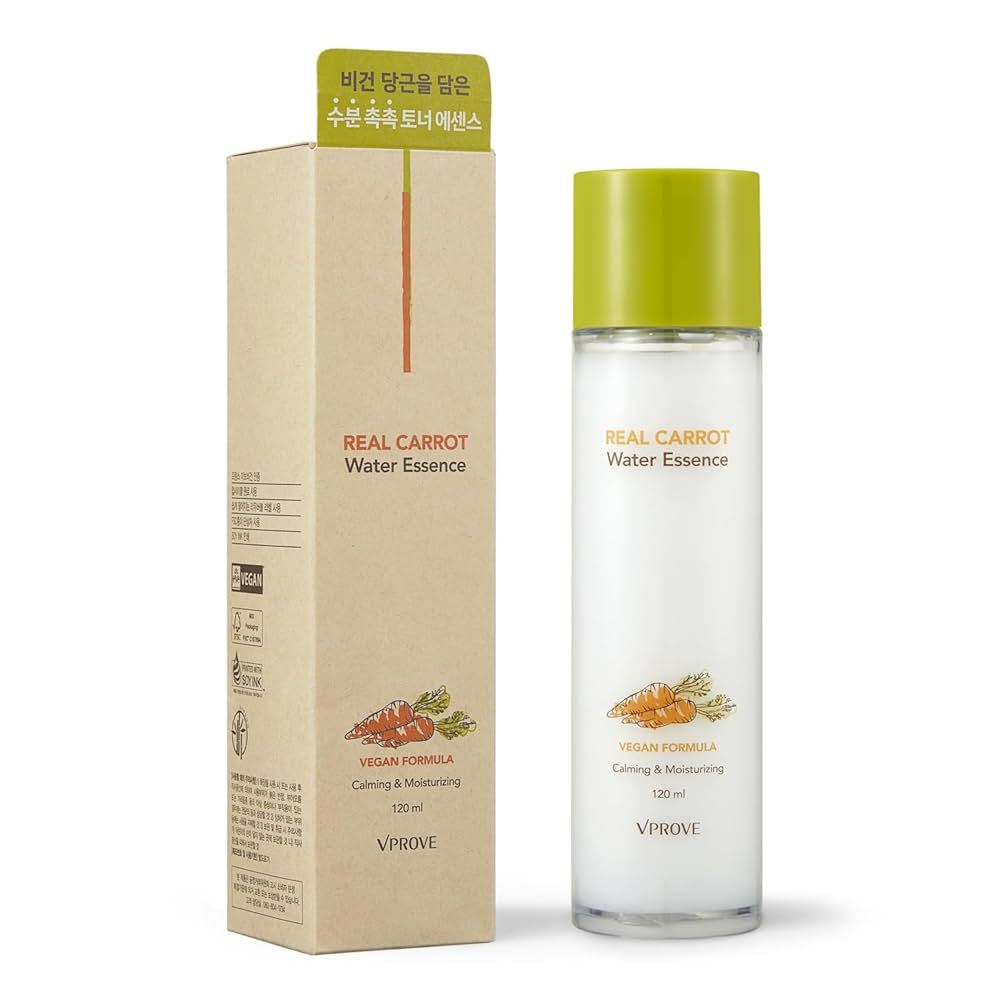 VPROVE Real Carrot Water Essence 120ml/ Nourishing, Moisturizing, Korean Cosmetics, Kbeauty