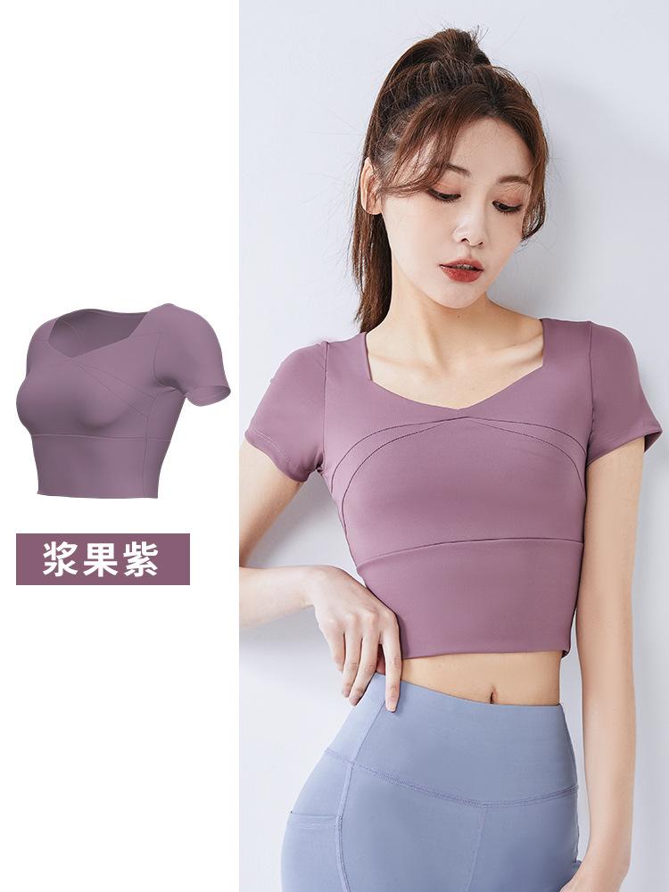 No embarrassment line yoga pants peach hip lift leggings high waist belly sports nude yoga pants women