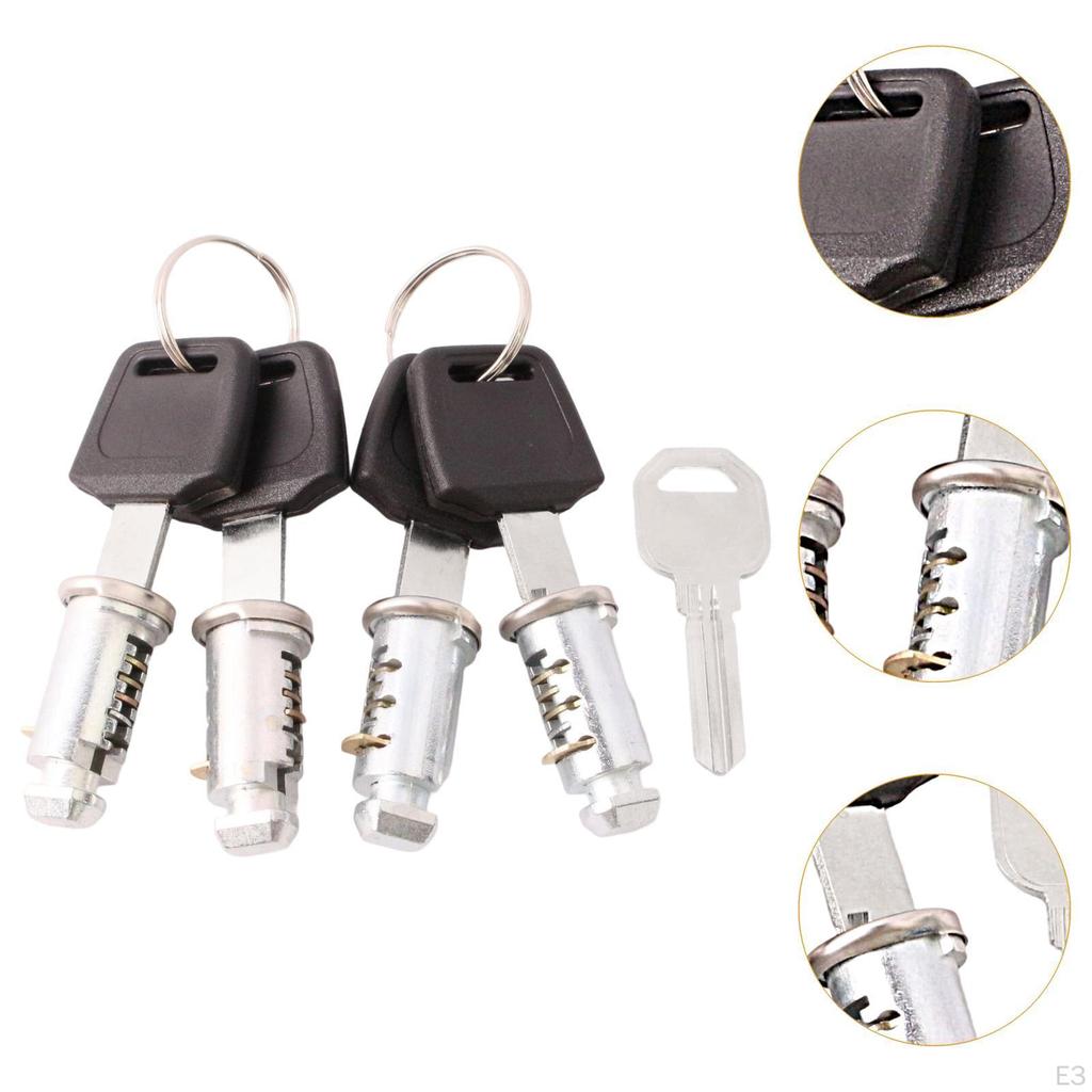 Car Rack Lock Core with Key for Roof Cargo Accessories