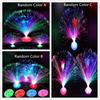 Mehrfarbige LED-Lichtleiter-Nachtlampe, blinkend, 3 einstellbare Modi für Zuhause, Party, Hochzeit, Festival, Tischdekoration