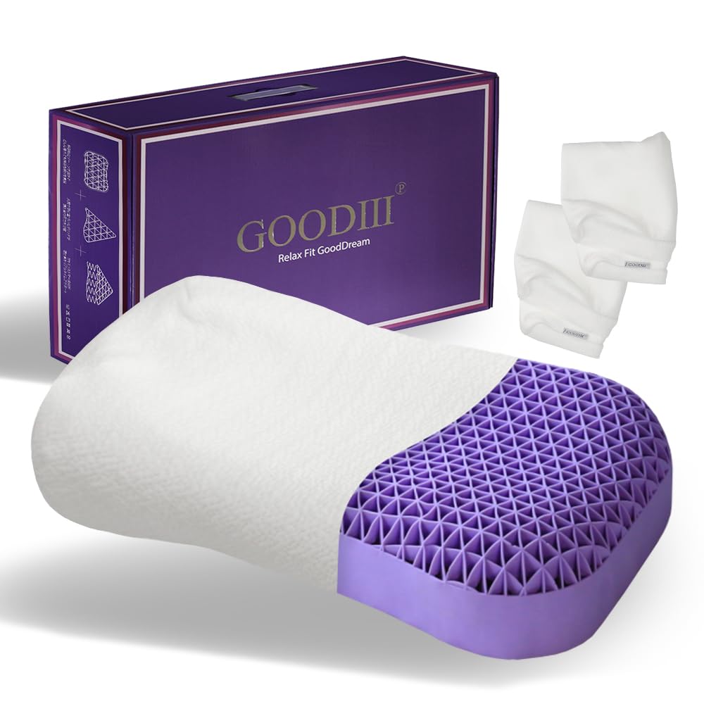 

3D гель Sleepy Gel Good Sleep Sleep Stiff предотвращает No Neck Low Полностью поставляется с 2 наволочками [Good3p] Подушка, Подушка, Подушка, Товары, Плечи, фиолетовый