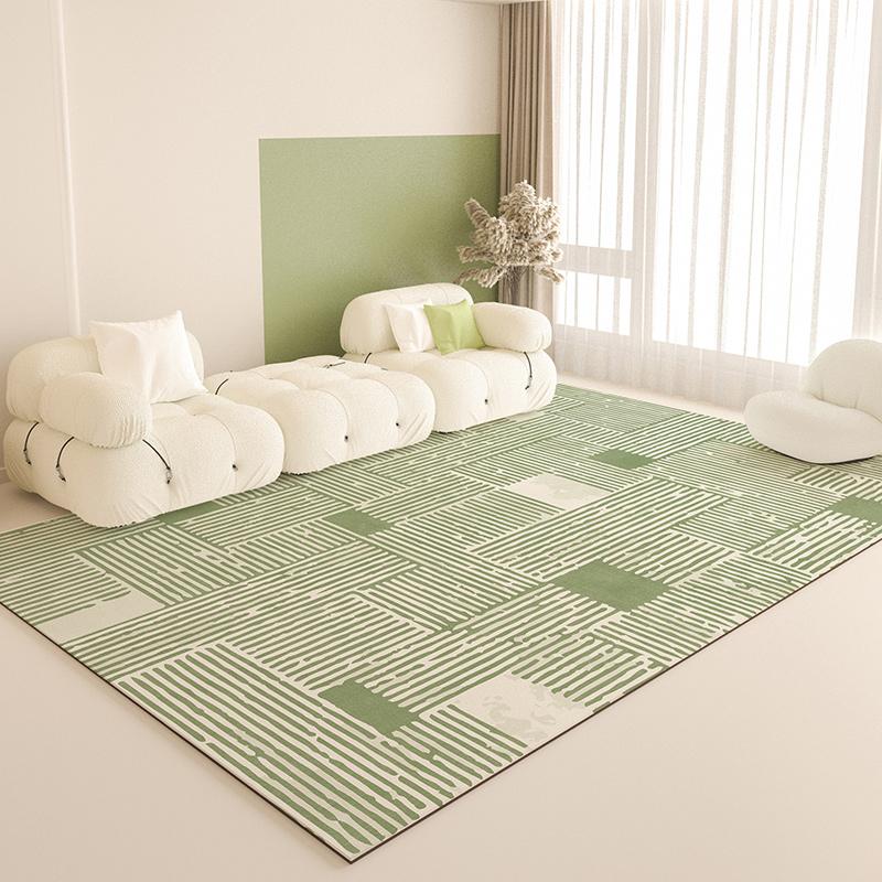 Summer Carpet Bedroom Mat Floor Mat Light Luxury Living Room Sofa Anti-Slip  Easy Care Blanket Home Decoration