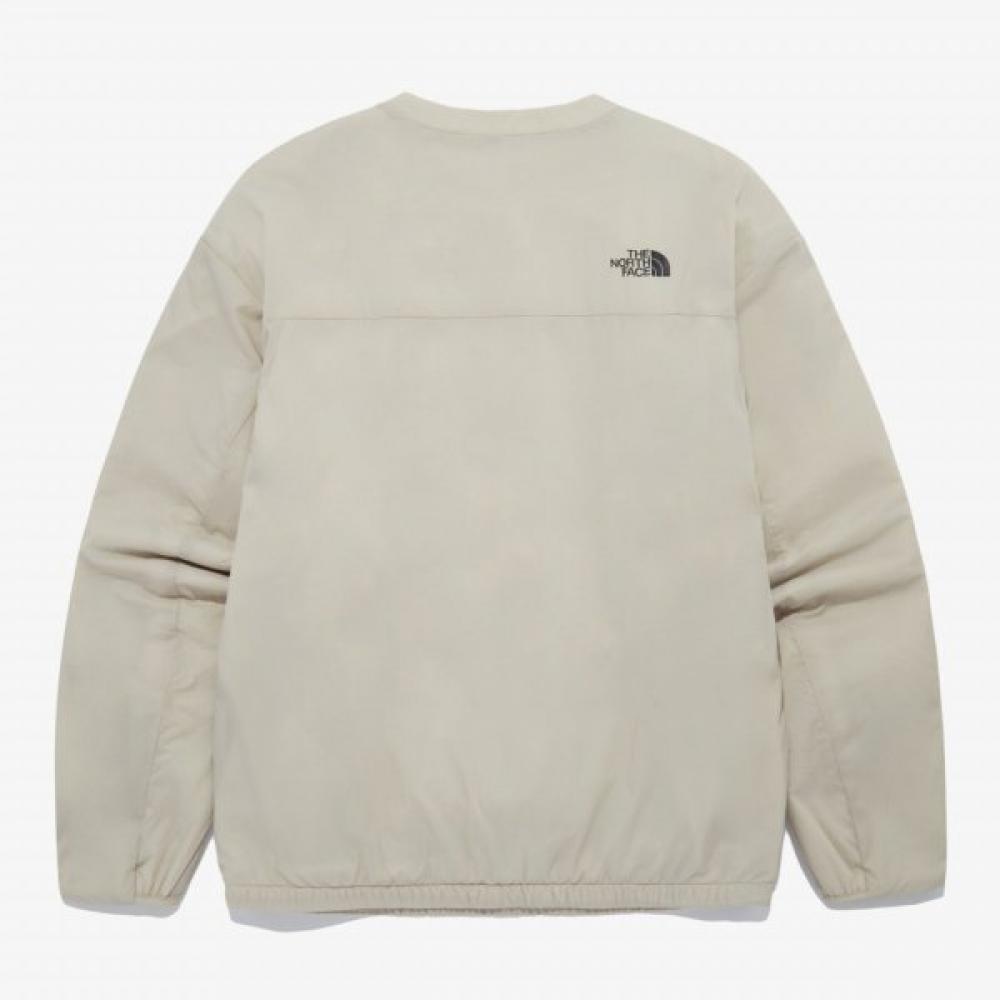 The North Face Nm5mq54b Men S Crewneck Heat Felix White Sand