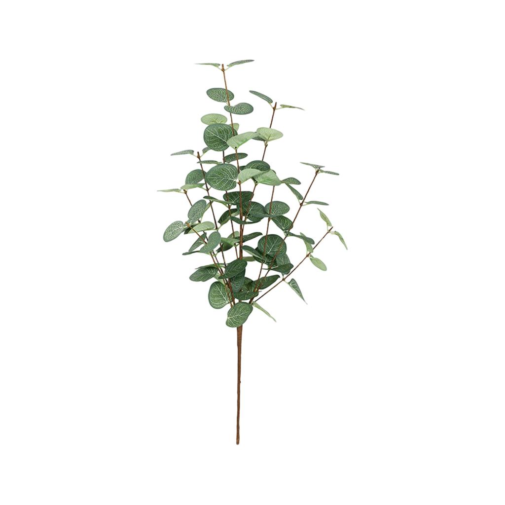 6pc 60cm Green  Leaf Sprayer, Green Silk Plant, Artificial Flowers, Suitable For Home, Party, And Wedding Decorations
