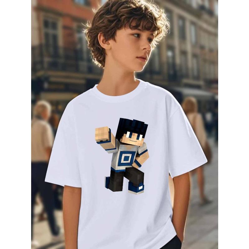 Boys My World Graphic Casual Summer Short Sleeve T-Shirt 110