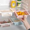 4pcs Retractable Fridge Food Organizer Kitchen Organizer Refrigerator Storage Rack Fridge Freezer Shelf Storage Drawer Container