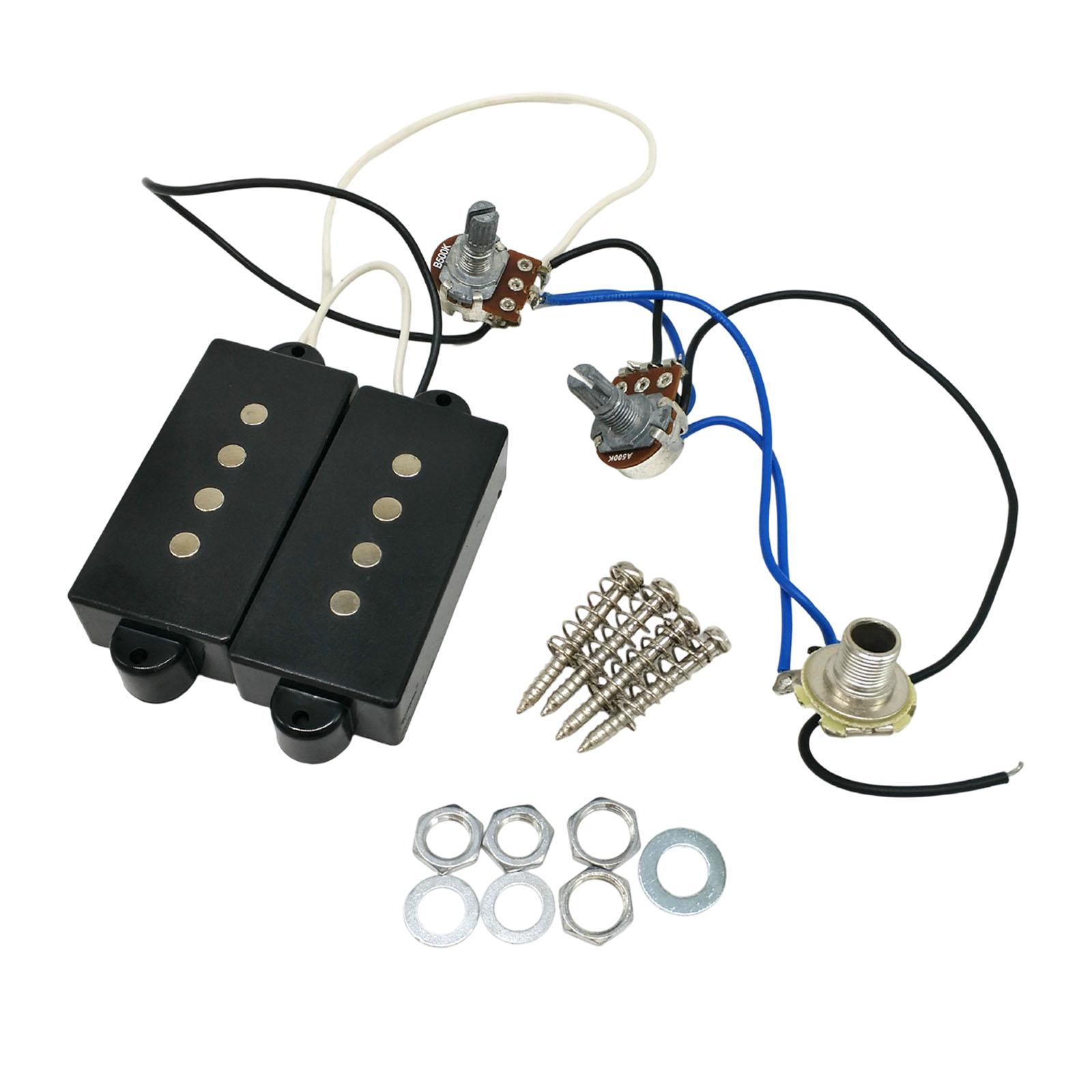 Electric Guitar Pickups Single Single Single Pickup Black Complete Line Circuit Guitar Humbucker Pickups for Instrument Parts чёрный