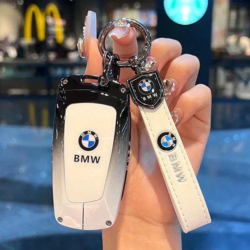 BMW X3 Key Cover Old Style Male Female Blade Shape Shell for 5 Series 3 Series X1 X2 1 Series Car Key Holder Bag